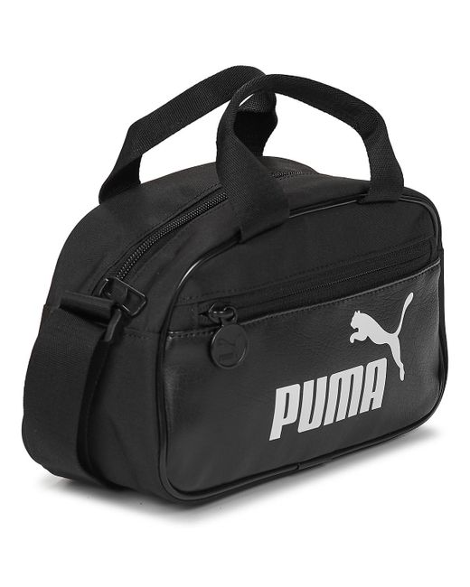 PUMA Black Sports Bag Campus Mini Grip Bag for men