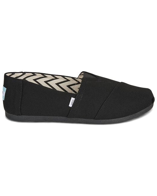 TOMS Black Espadrilles / Casual Shoes Alpargata for men