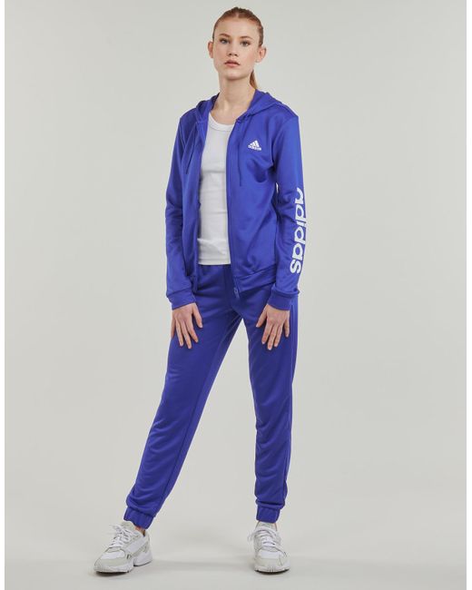 Adidas Blue Tracksuits W Linear Ts