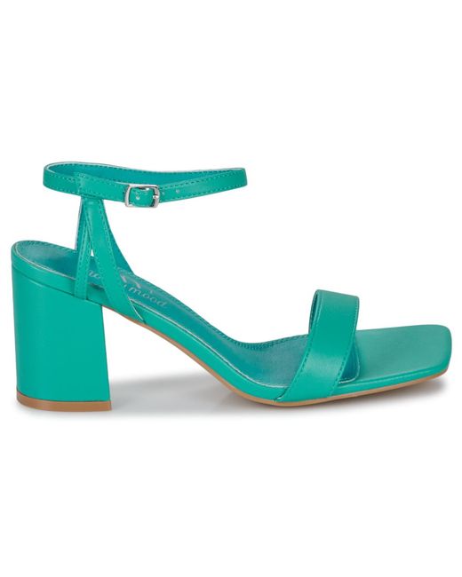 Moony Mood Blue Heeled Sandals Androma