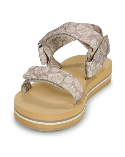 Roxy Metallic Flip Flops / Sandals (shoes) Cage