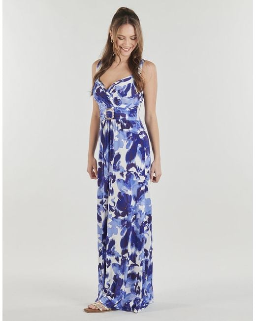 Morgan Blue Long Dress Rklass