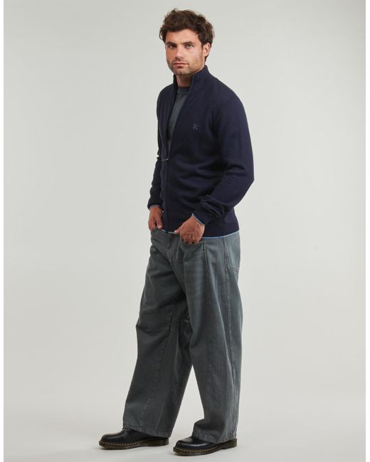 Oxbow Blue Cardigans R2pezip for men