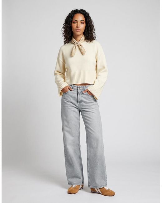 ONLY Gray Flare / Wide Jeans Onljuicy Hw Wide Leg Dnm Rea707