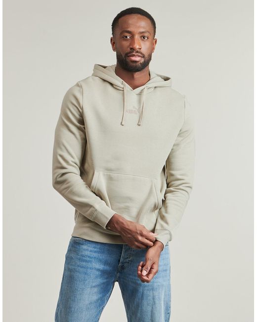 PUMA Gray Hoodies Ess Small No. 1 Logo Centered Logo Hoodie Fl for men