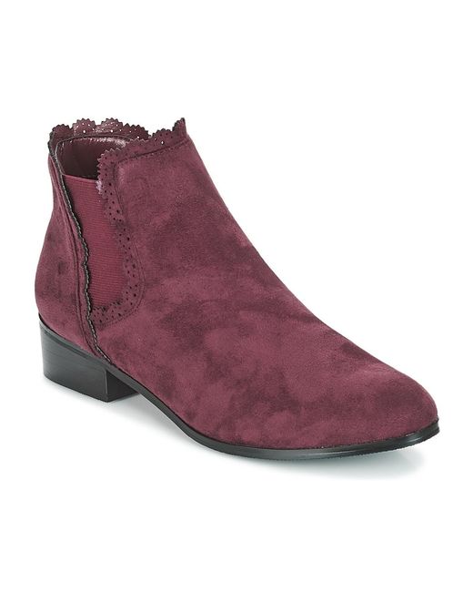 Moony Mood Jerma Women's Mid Boots In Purple