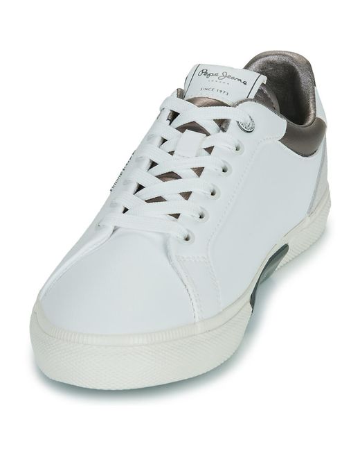 Pepe Jeans White Shoes (trainers) Kenton Court W