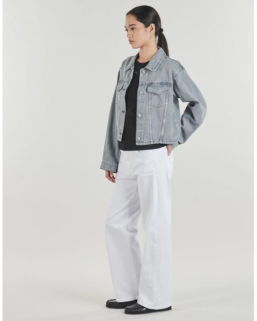 Vero Moda Gray Denim Jacket Vmaya Ls Denim
