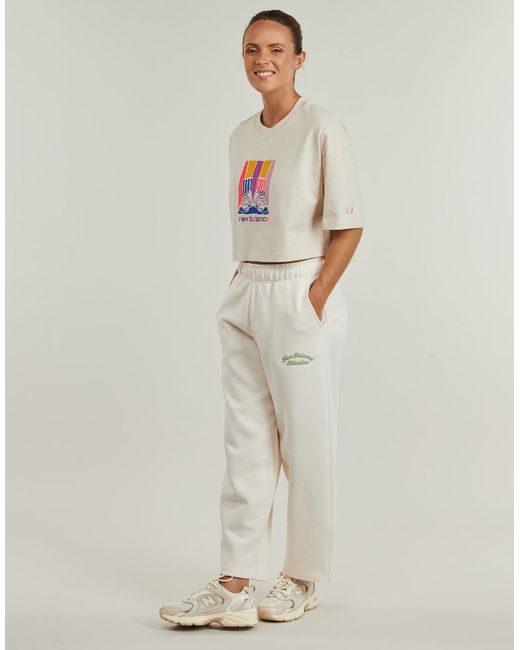 New Balance White T Shirt Athletics Gradient Shoes T-shirt