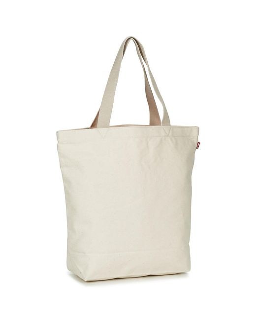 Levi's White Shopper Bag Batwing Tote W