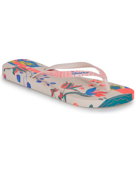 Ipanema Pink Flip Flops / Sandals (shoes) Flower Bomb Fem