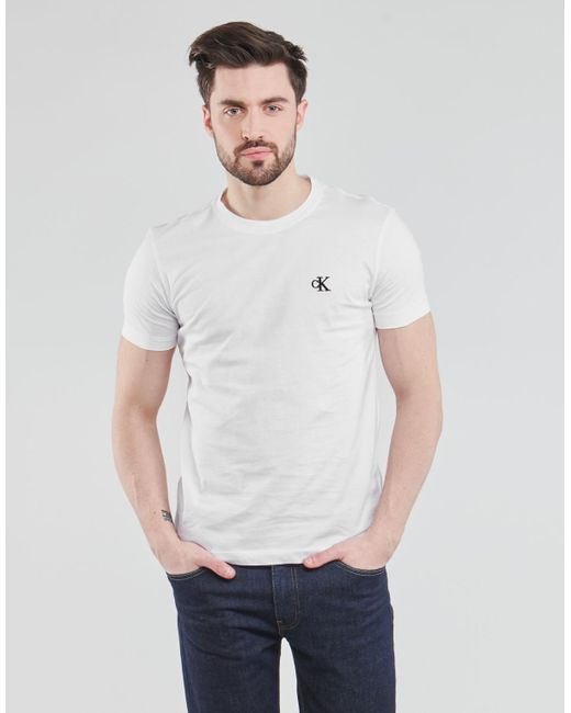 Calvin Klein White Yaf T Shirt for men