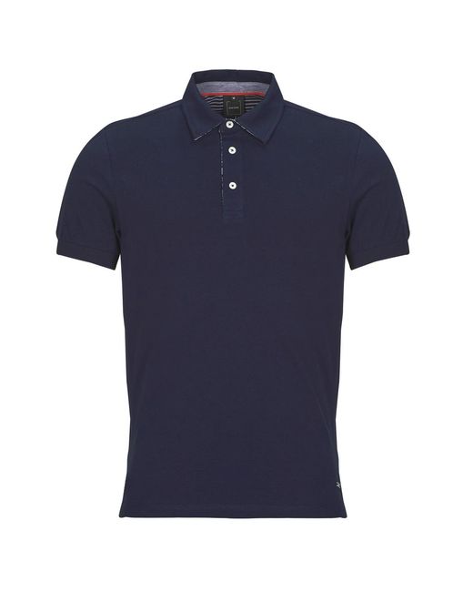 Geox Blue Polo Shirt M Polo Piquet Print for men