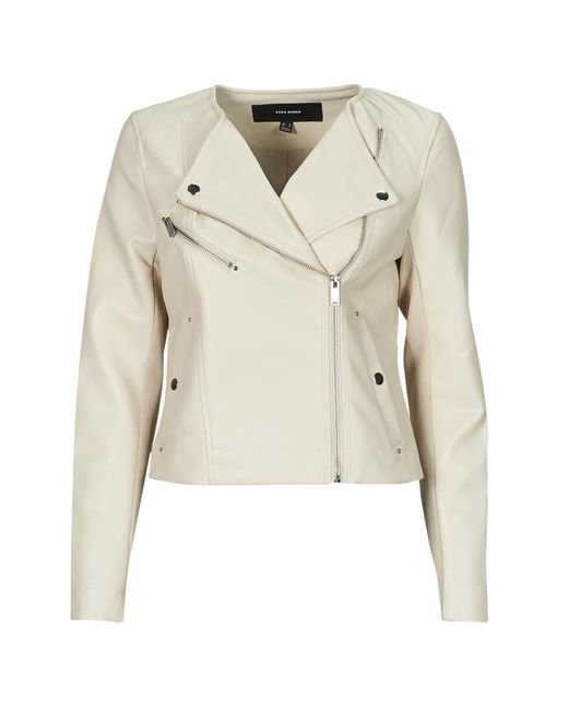 Vero Moda Natural Leather Jacket Vmriley