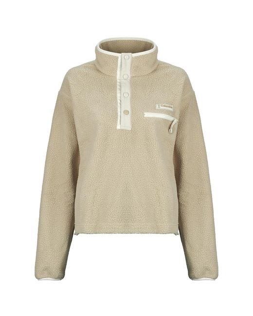 Columbia Natural Fleece Jacket Helvetia Ii Cropped Half Snap Fleece