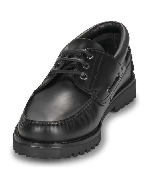 Casual Attitude Black Boat Shoes Everoa for men
