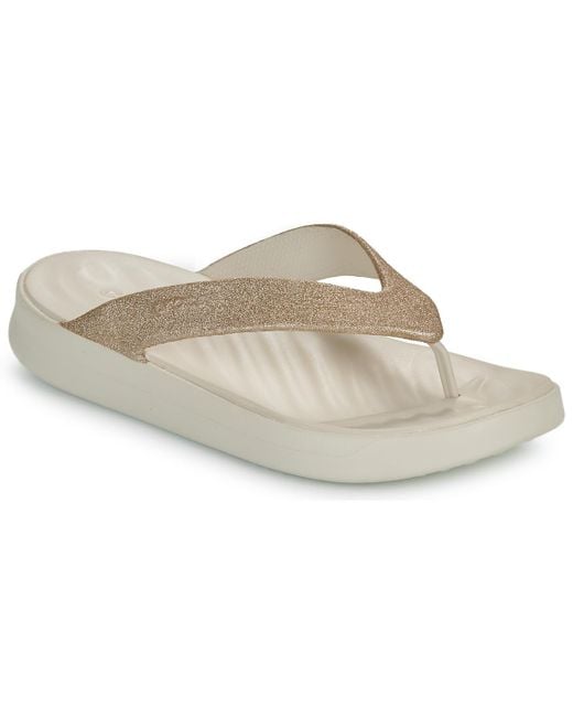 CROCSTM Natural Flip Flops / Sandals (shoes) Getaway Glitter Flip