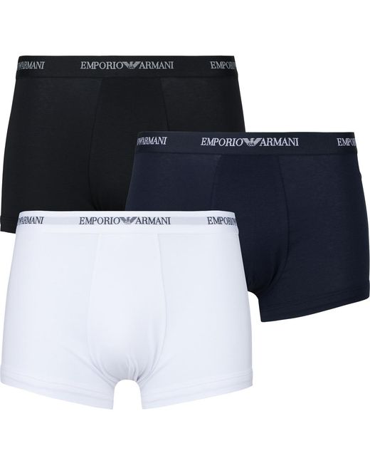 Emporio Armani Blue Boxer Shorts Em000259 Pack De 3 for men