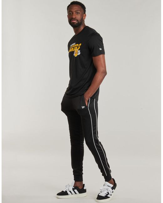 KTZ Black T Shirt Nba Essentials Tee Los Angeles Lakers for men