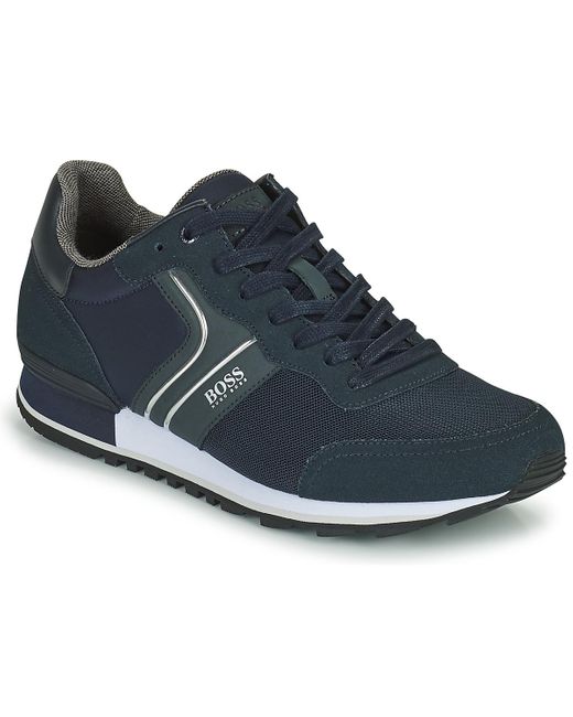 BOSS Parkour Runn Nymx2 Shoes (trainers) in Blue | Lyst UK