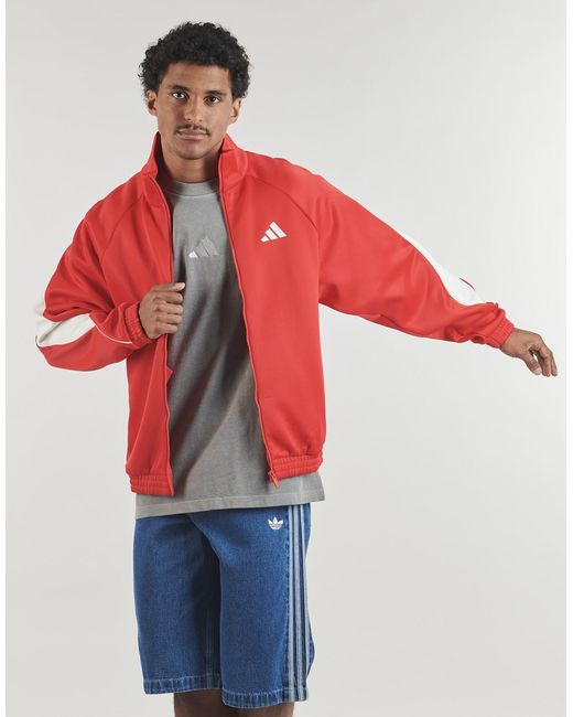 Adidas Red Tracksuit Jacket Stadium Tracktop for men