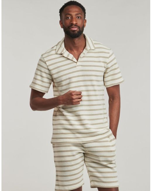 Only & Sons Natural Polo Shirt Onsian for men