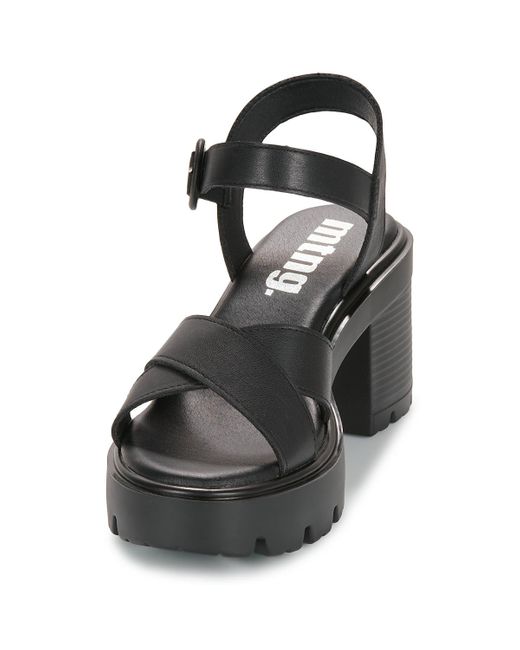 MTNG Black Sandals 53335