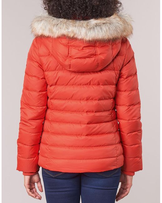 tommy hilfiger tjw essential hooded down jacket