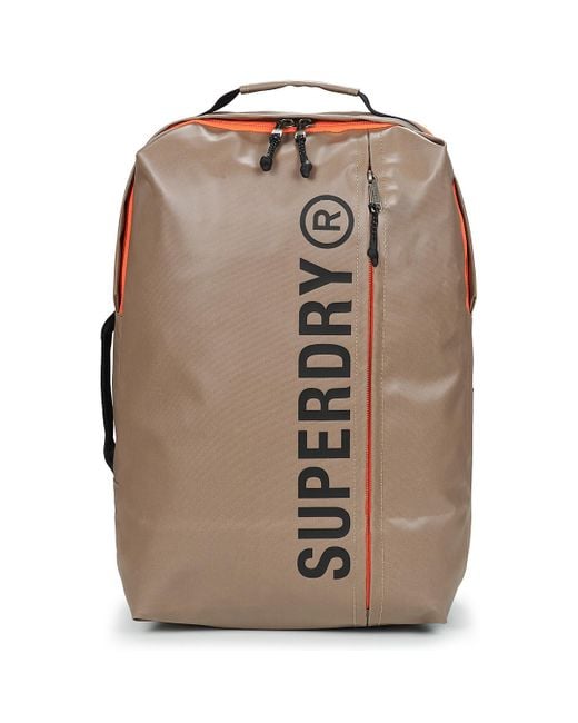 Superdry Brown Backpack Tarp 35l