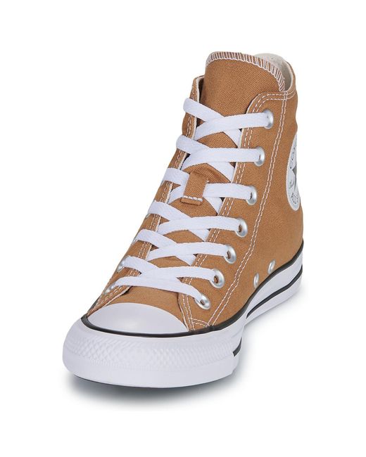 Converse Brown Shoes (high-top Trainers) Chuck Taylor All Star