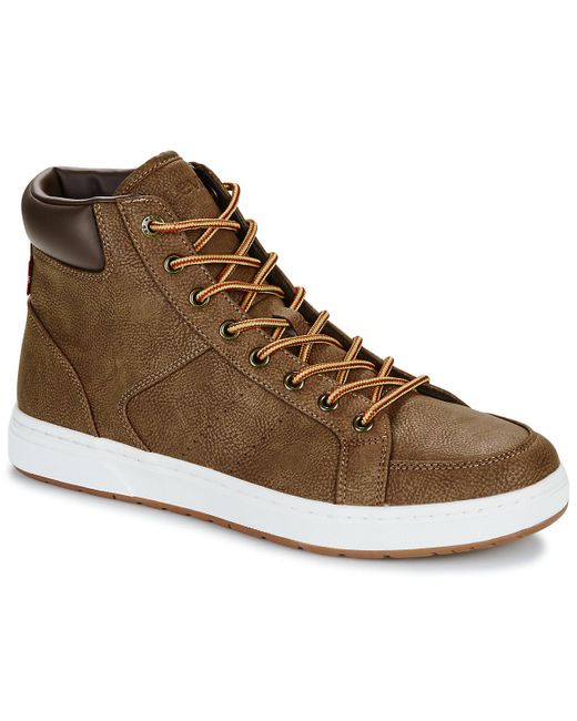 Levi's Brown Shoes (high-top Trainers) Piper Mid for men