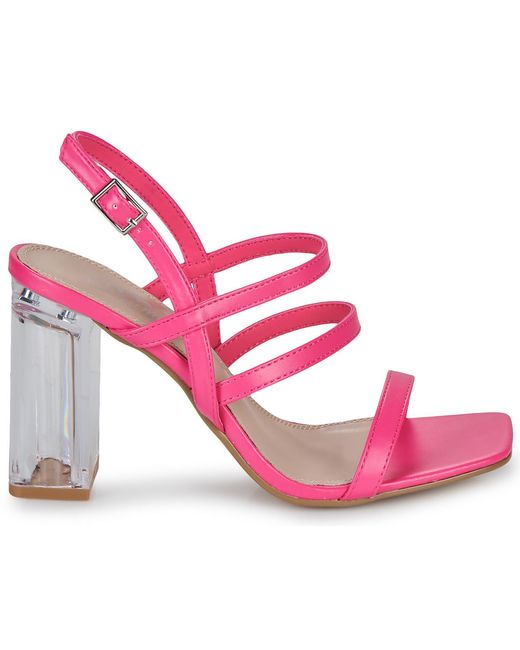 Moony Mood Pink Heeled Sandals Pelina