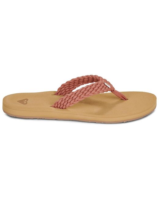 Roxy Brown Flip Flops / Sandals (shoes) Porto Iv