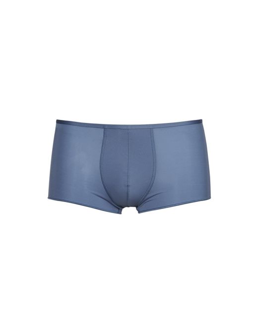 Hom Blue Plumes Trunk Boxer Shorts for men