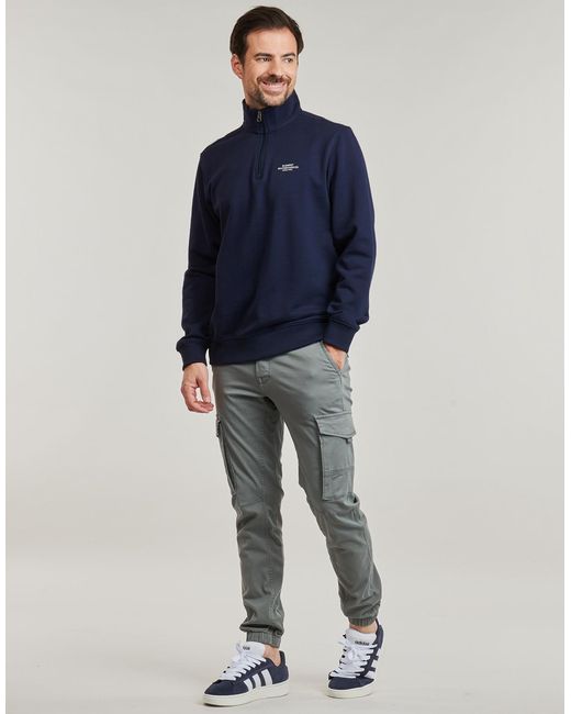 Element Blue Sweatshirts Skateboard Co Zip for men
