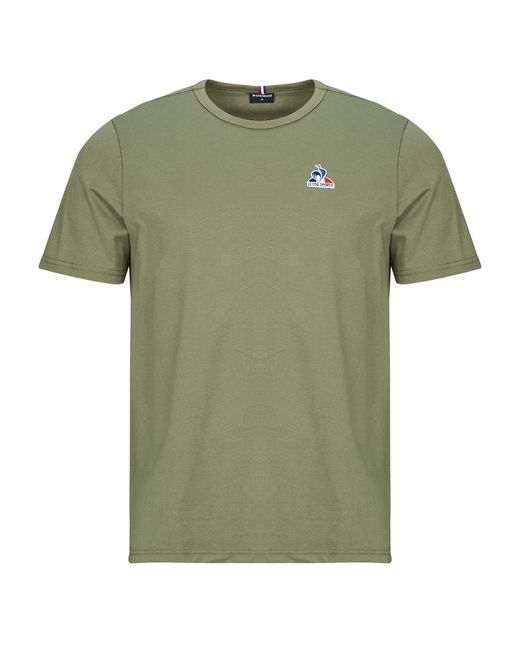Le Coq Sportif Green T Shirt Ess Tee Ss N°1 M for men