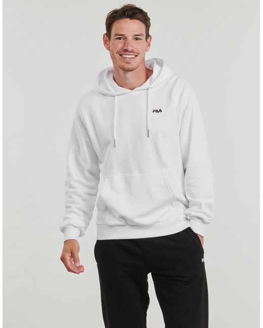 Fila White Sweatshirt Bengel Regular Hoody for men