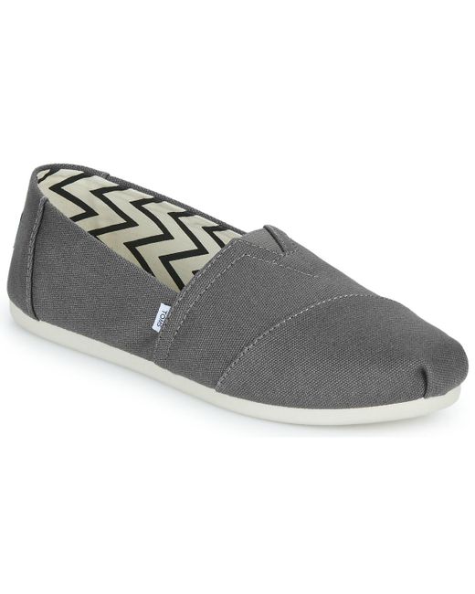 TOMS Gray Espadrilles / Casual Shoes Alpargata