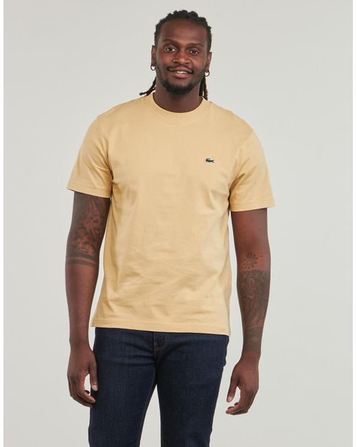 Lacoste Natural T Shirt Th7318 for men