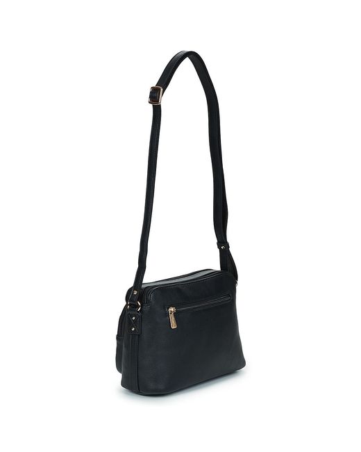 Hexagona Black Shoulder Bag Moly