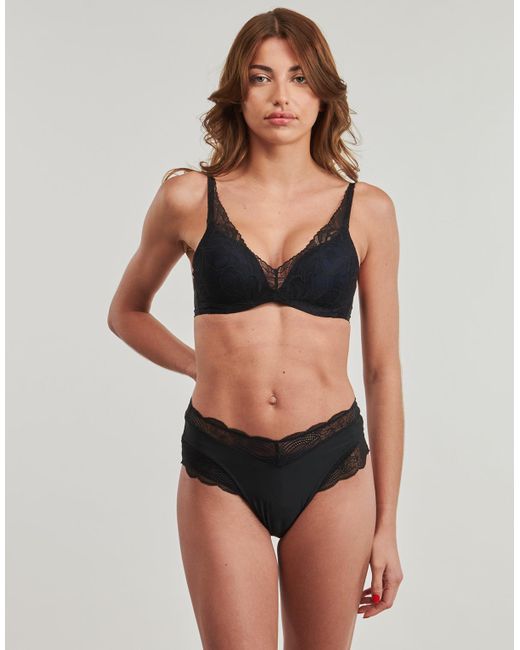 Triumph Black Knickers/panties Lift Smart Bandeau Maxi Ex