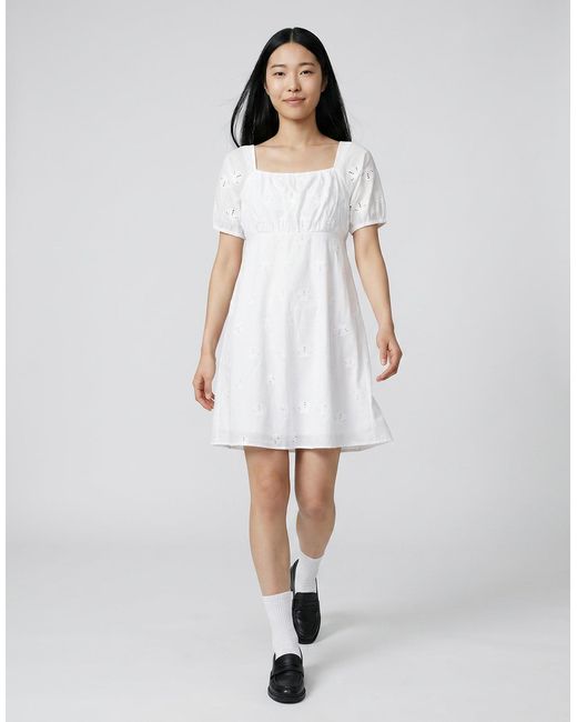 Noisy May White Dress Nmashley