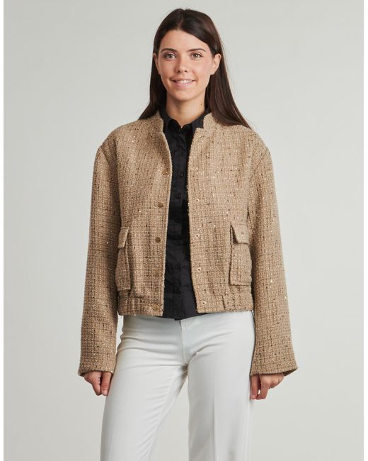 ONLY Green Jacket Onlnumo L/s Boucle
