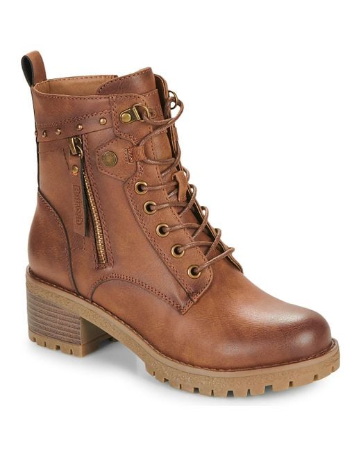 Refresh Brown Low Ankle Boots