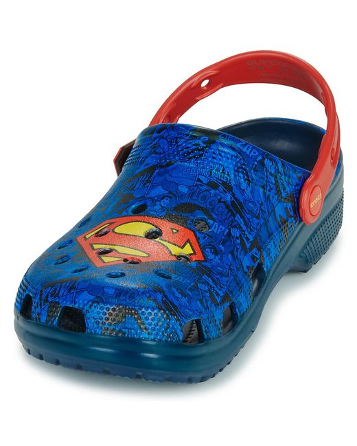 CROCSTM Blue Clogs (shoes) Superman Classic Clog for men