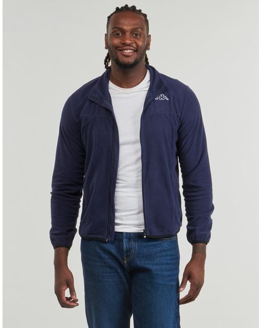 Kappa Blue Fleece Jacket Saurion for men