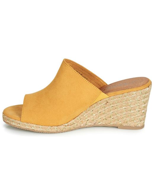 tamaris yellow sandals