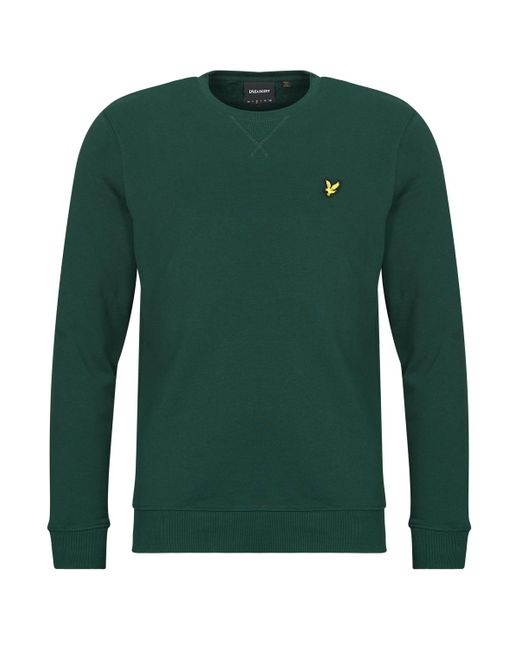 Lyle & Scott Green Sweatshirts Crew Neck Sweatshirt for men