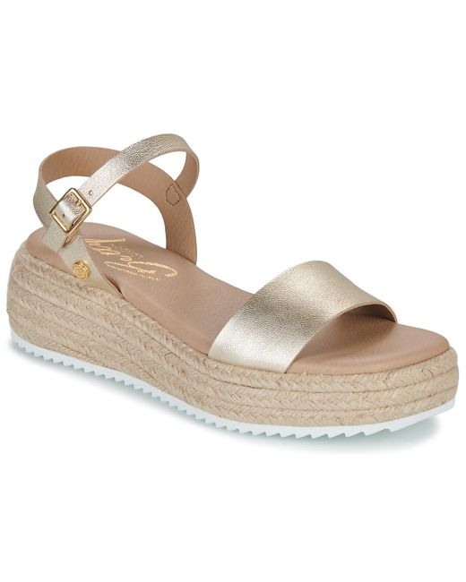 Betty London Metallic Espadrilles / Casual Shoes Luciana