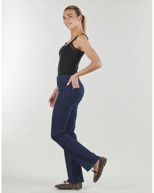 Morgan Blue Bootcut Jeans Polen1